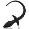 Kinky Puppy Plug Queue de chien silicone 7.5 x 3.1cm Noir